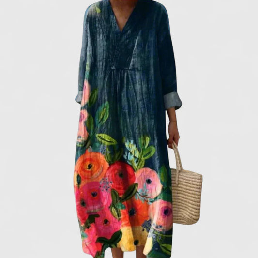 Women's Floral Maxi Dress | Lightweight, Summer Style 0