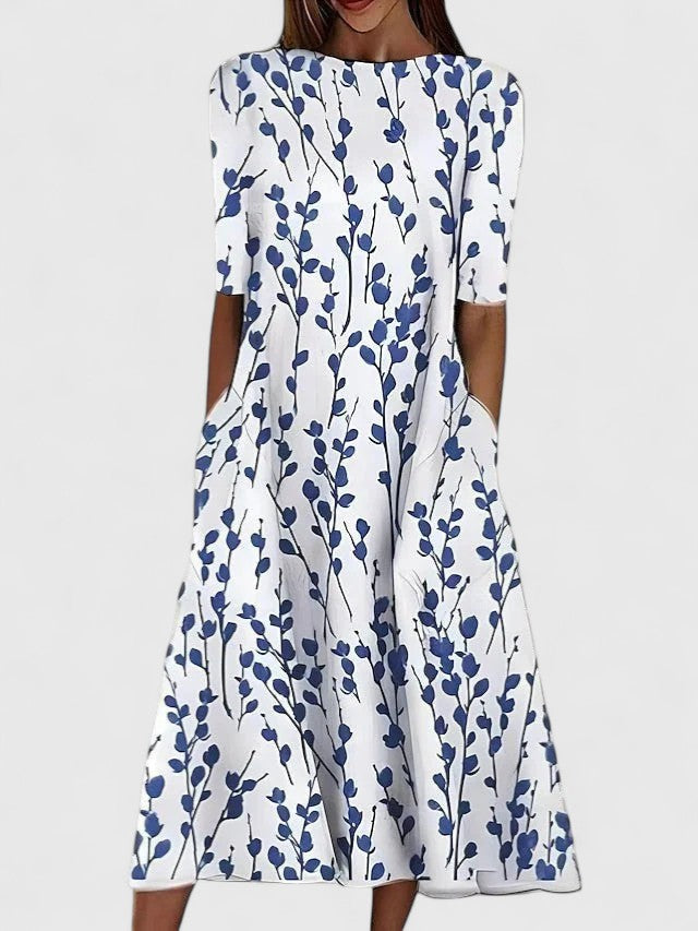 Women's Floral Midi Dress | Comfortable Fit, Summer Essential 0