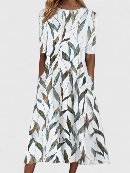 Women's Floral Midi Dress | Comfortable Fit, Summer Essential 1