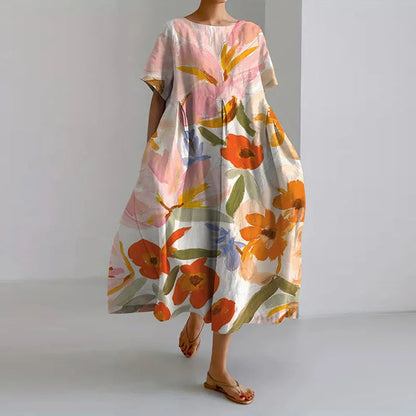 Women's Floral Summer Dress | Lightweight Fabric, Versatile Style 0