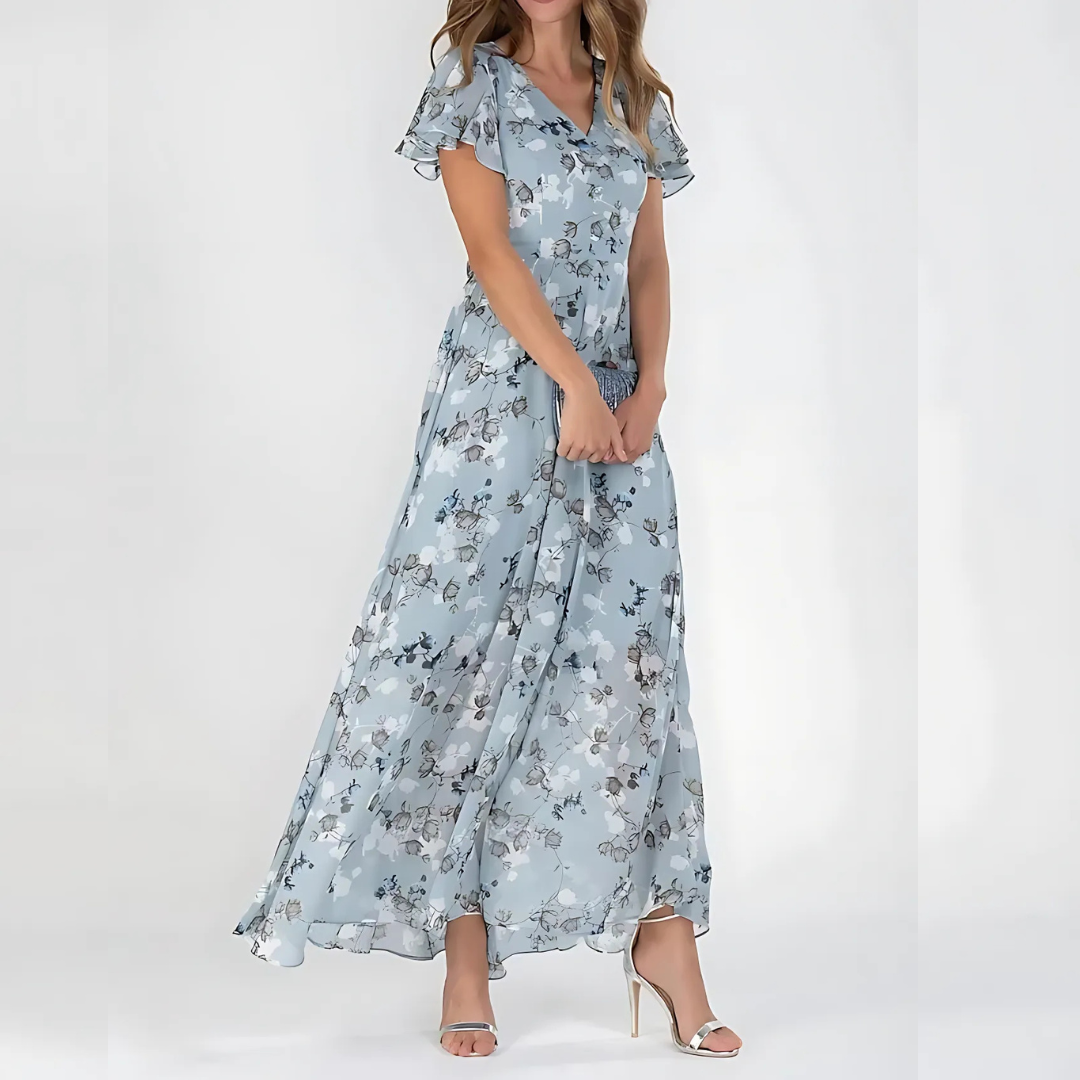 Women's Floral Summer Dress | Tummy-Flattering Lightweight Fabric 1
