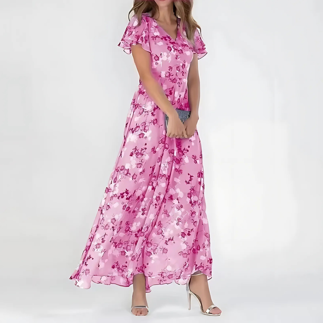 Women's Floral Summer Dress | Tummy-Flattering Lightweight Fabric 2