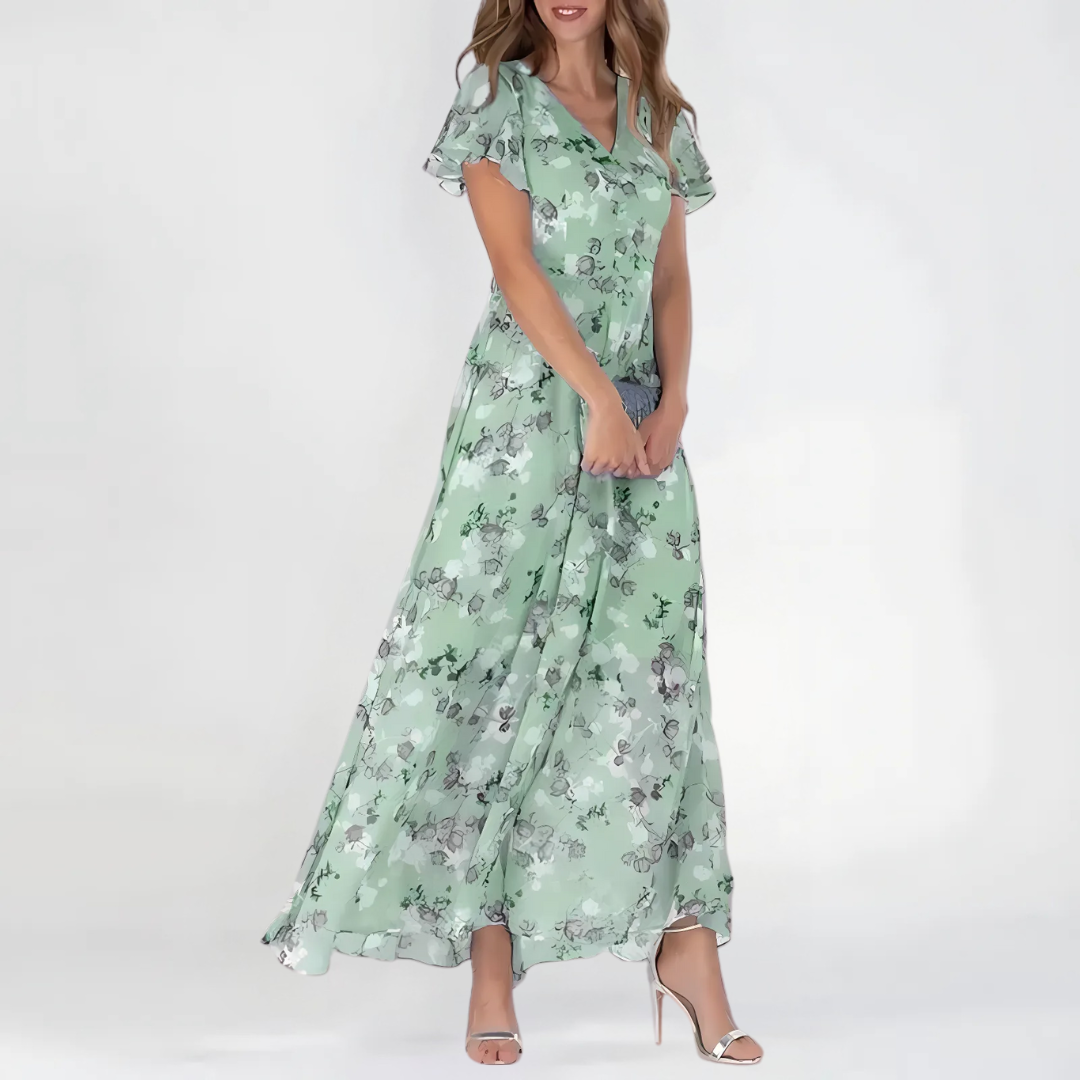 Women's Floral Summer Dress | Tummy-Flattering Lightweight Fabric 3