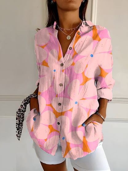 Women's Plus Size Blouse | Lightweight Fabric, Whimsical Prints 5