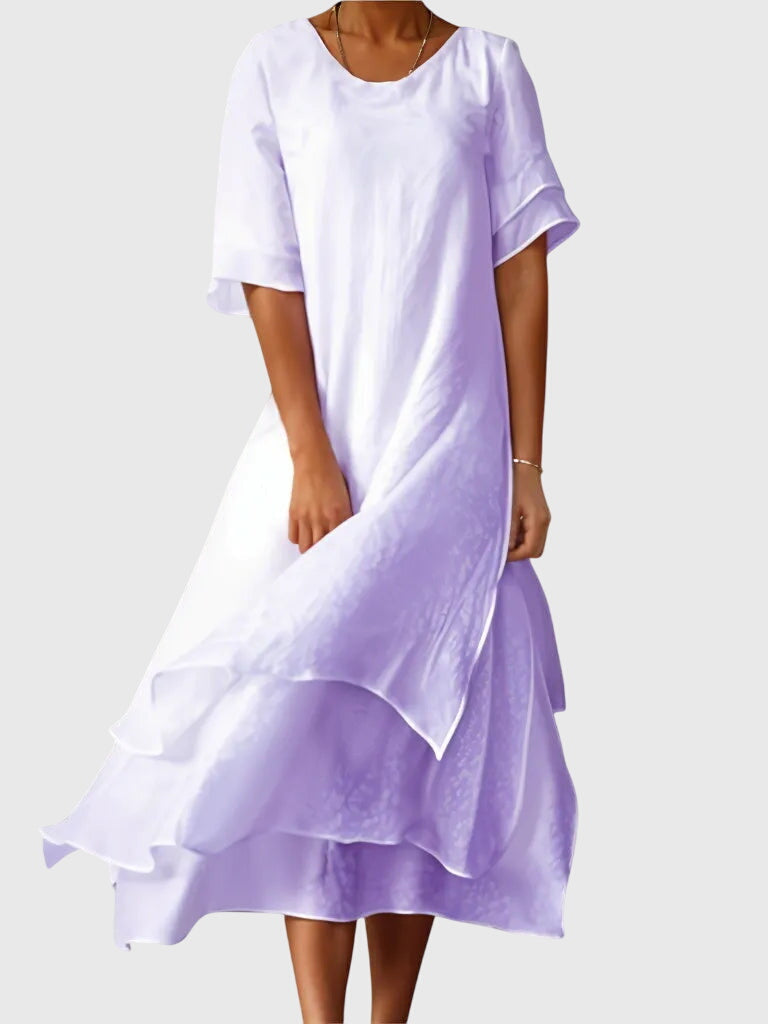 Women's Plus Size Elegant Summer Dress | Lightweight, Flattering Fit 4