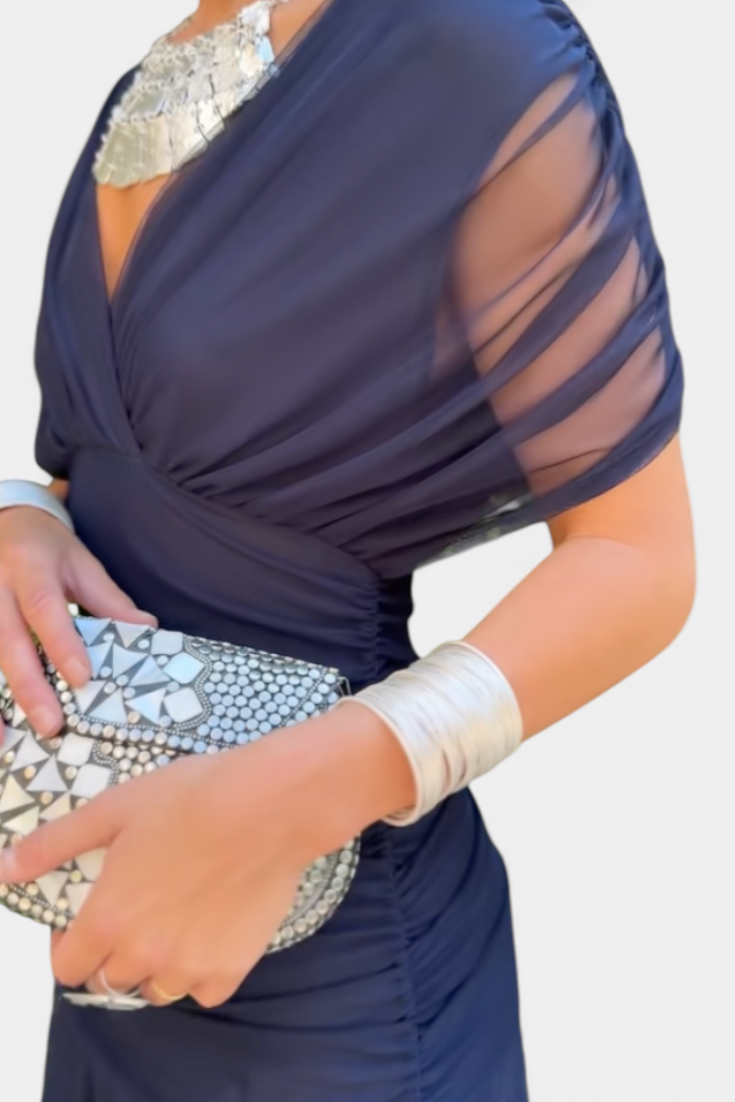 Women's Plus Size Evening Dress | Off-Shoulder Design, Flowing Skirt 10