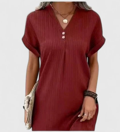 Women's Relaxed Draped Dress | Soft Lightweight Fabric 6