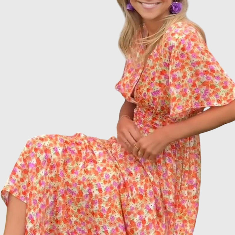 Women's Summer Dress | Light Breathable Floral Print, Flattering Fit 4
