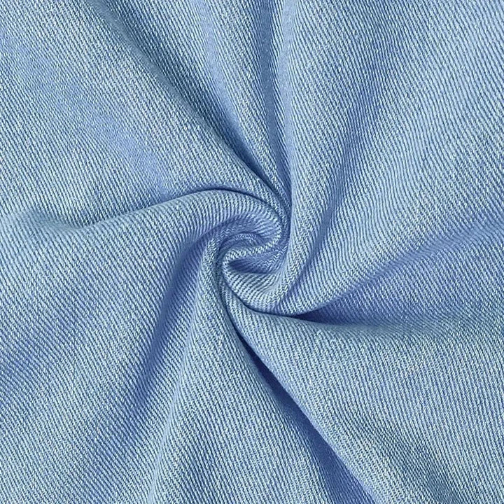 Women's Summer Midi Dress | Denim Look with Pockets, Casual 3