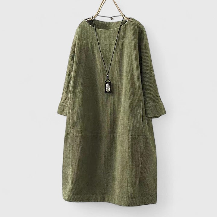 Women's Vintage-Inspired Midi Dress | Soft Fabric, Elegant Summer Style 3