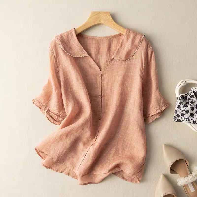 Women's Vintage Blouse | Lightweight Fabric, Relaxed Fit 1