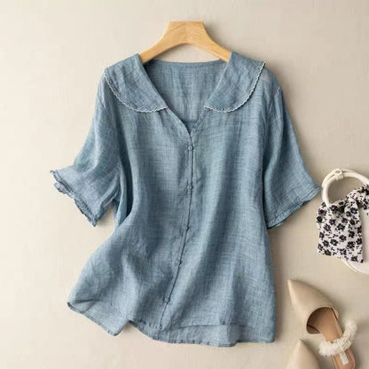 Women's Vintage Blouse | Lightweight Fabric, Relaxed Fit 2