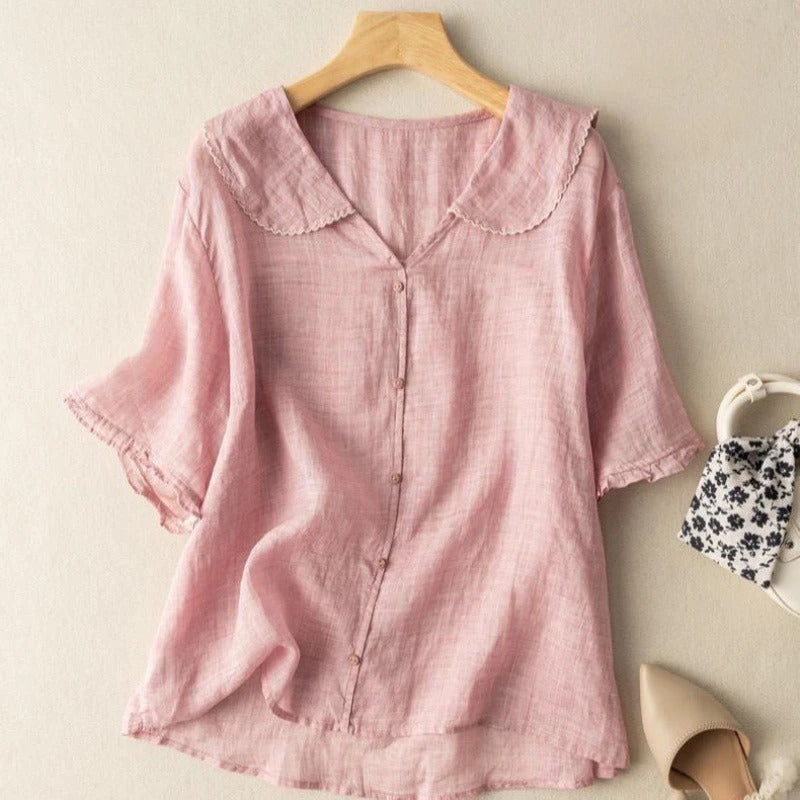 Women's Vintage Blouse | Lightweight Fabric, Relaxed Fit 3